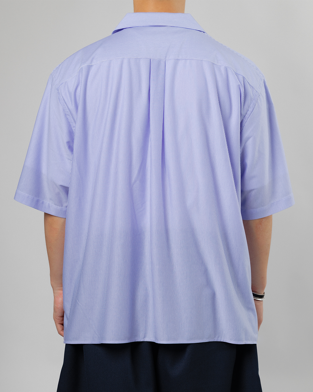 KANEMASA PHIL.｜46G Stripe Ether Shirt (BLUE)