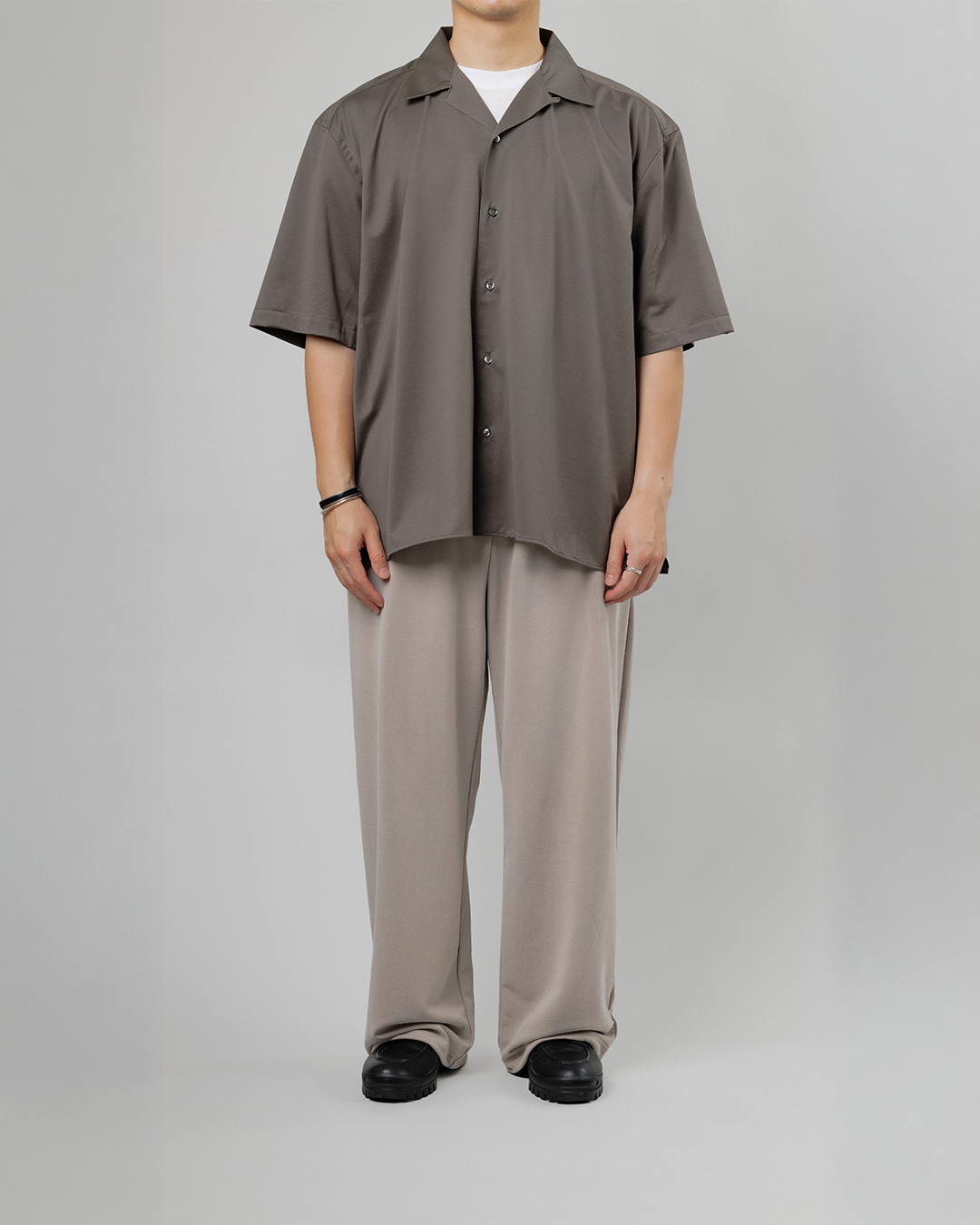 KANEMASA PHIL.｜46G Ether Shirt (CHARCOAL)