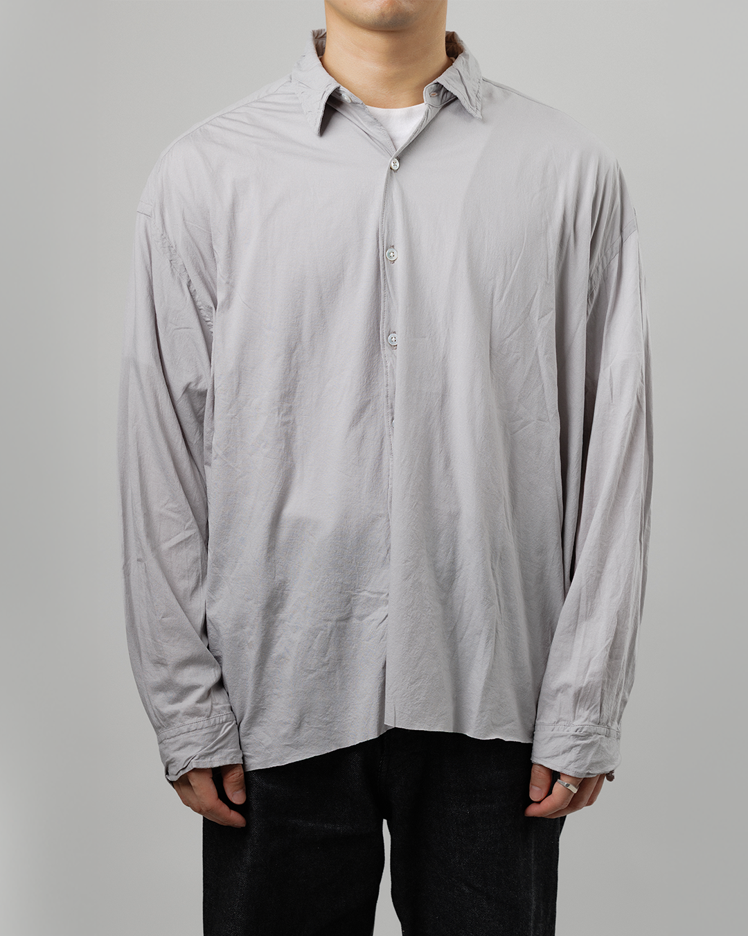 KANEMASA PHIL.｜46G Artisan Shirt (GREY)