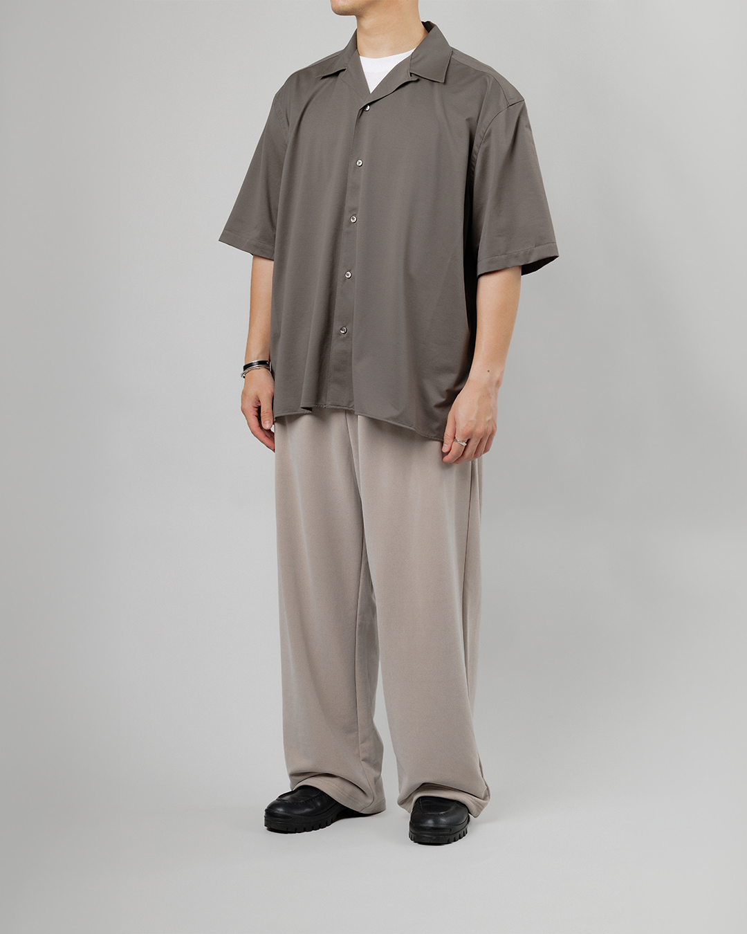 KANEMASA PHIL.｜46G Ether Shirt (CHARCOAL)