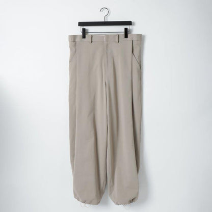 KANEMASA PHIL. 2025SS｜36G ECONYL Solid Balloon Pants (KHAKI)