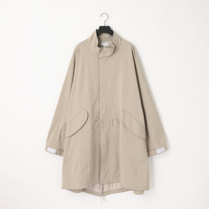 KANEMASA PHIL. 2025SS｜36G ECONYL Solid INCL Military Coat (KHAKI)