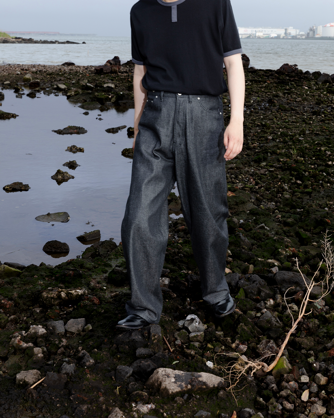 Schuray.｜1922 Model Black Denim Pants (BLACK)