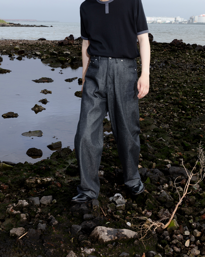 Schuray.｜1922 Model Black Denim Pants (BLACK)