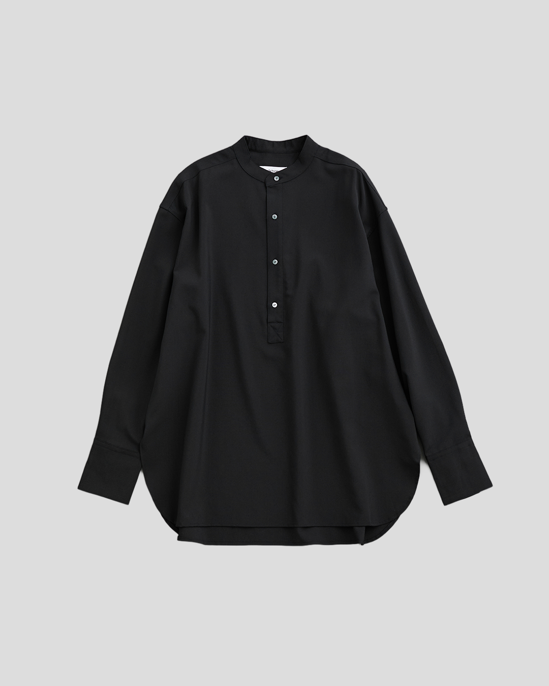 Schuray.｜Grampians Wool Pullover Shirt (BLACK)