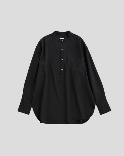 Schuray.｜Grampians Wool Pullover Shirt (BLACK)