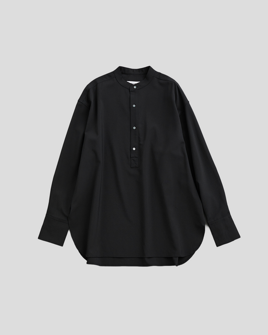 Schuray.｜Grampians Wool Pullover Shirt (BLACK)