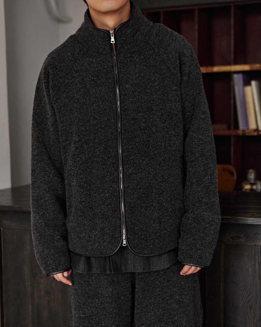 Schuray.｜Dutch Army Wool Pile Boa Jacket