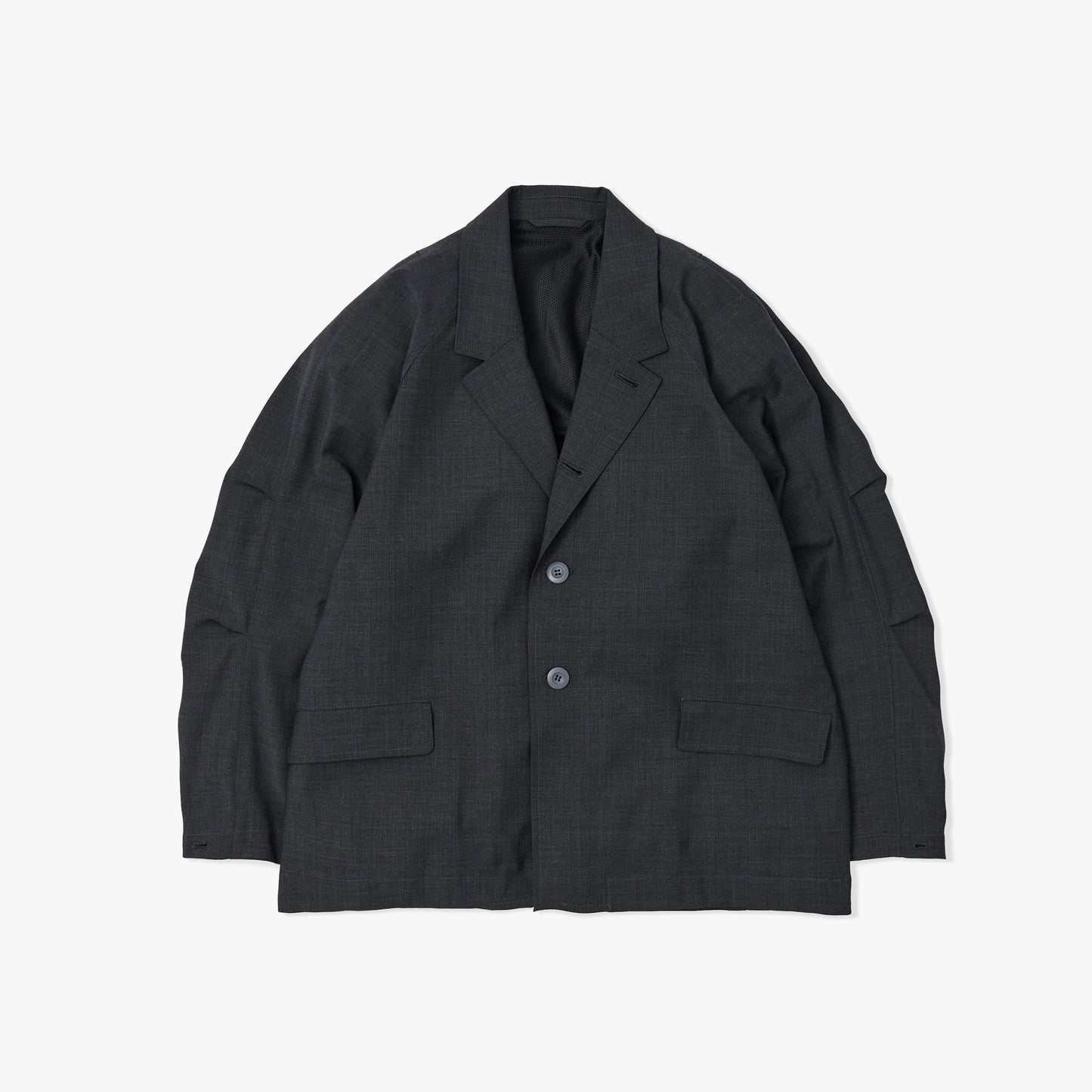 【20% OFF】UNTRACE｜WASHABLE TROPICAL STRETCH JACKET (CHARCOAL)