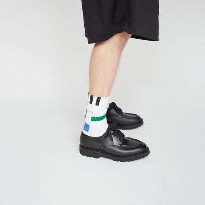 UNTRACE｜_183 SOCKS (WHITE)