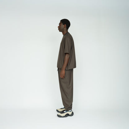 UNTRACE｜_154 TPO TAPERED PANTS (CHARCOAL)