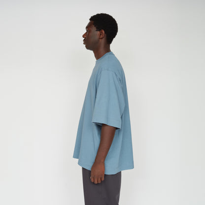 UNTRACE｜_171 BOX Tee S/S (ASH BLUE)