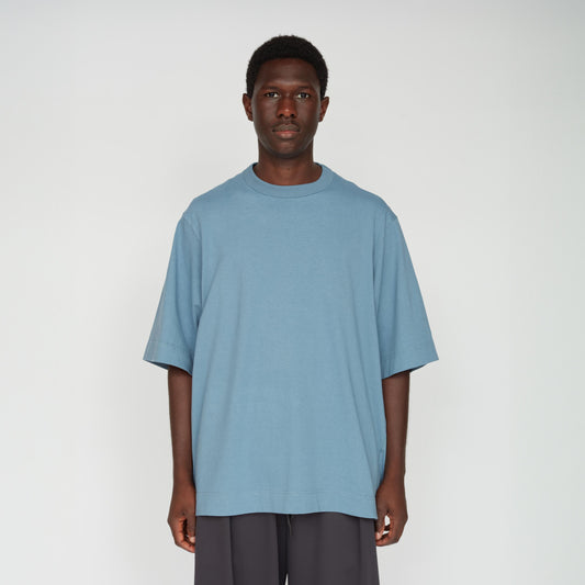 UNTRACE｜_171 BOX Tee S/S (ASH BLUE)