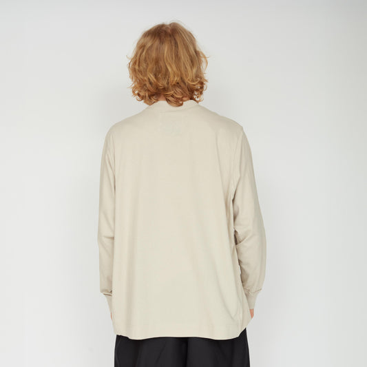 UNTRACE｜_170 BOX Tee L/S (BEIGE)