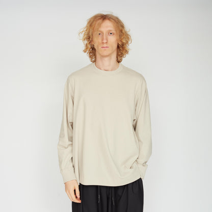 UNTRACE｜_170 BOX Tee L/S (BEIGE)