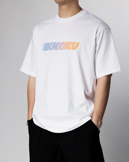IKKOKU｜Speed-line Logo Tee (SUNSET)