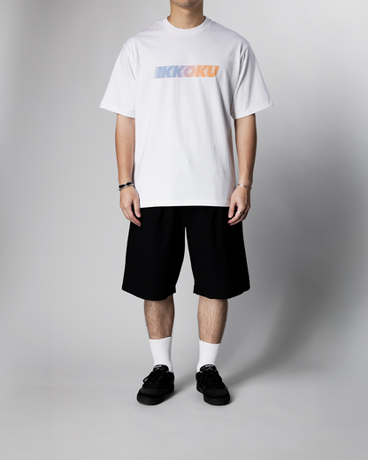 IKKOKU｜Speed-line Logo Tee (SUNSET)