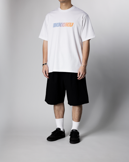 IKKOKU｜Speed-line Logo Tee (SUNSET)