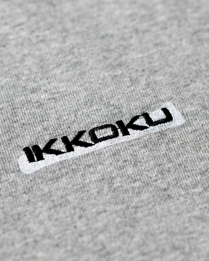 【3.8 Sun. IN STOCK】IKKOKU｜Embroidery Logo L/S Tee (HEATHER GREY)