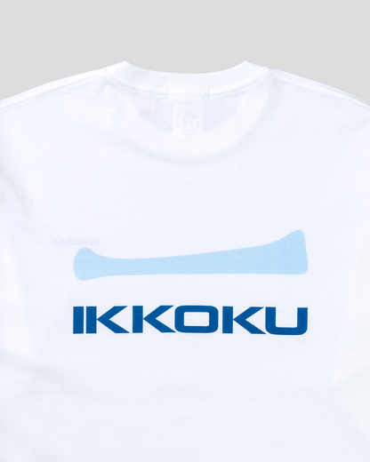 【3.8 Sun. IN STOCK】IKKOKU｜Embroidery Logo L/S Tee (WHITE)