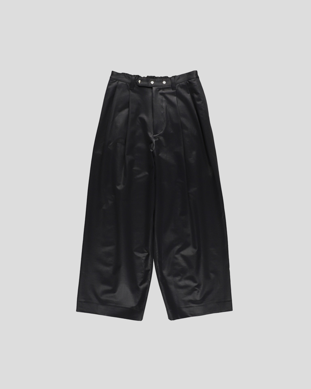 KANEMASA PHIL.｜36G ECONYL Embossed Trousers (BLACK)