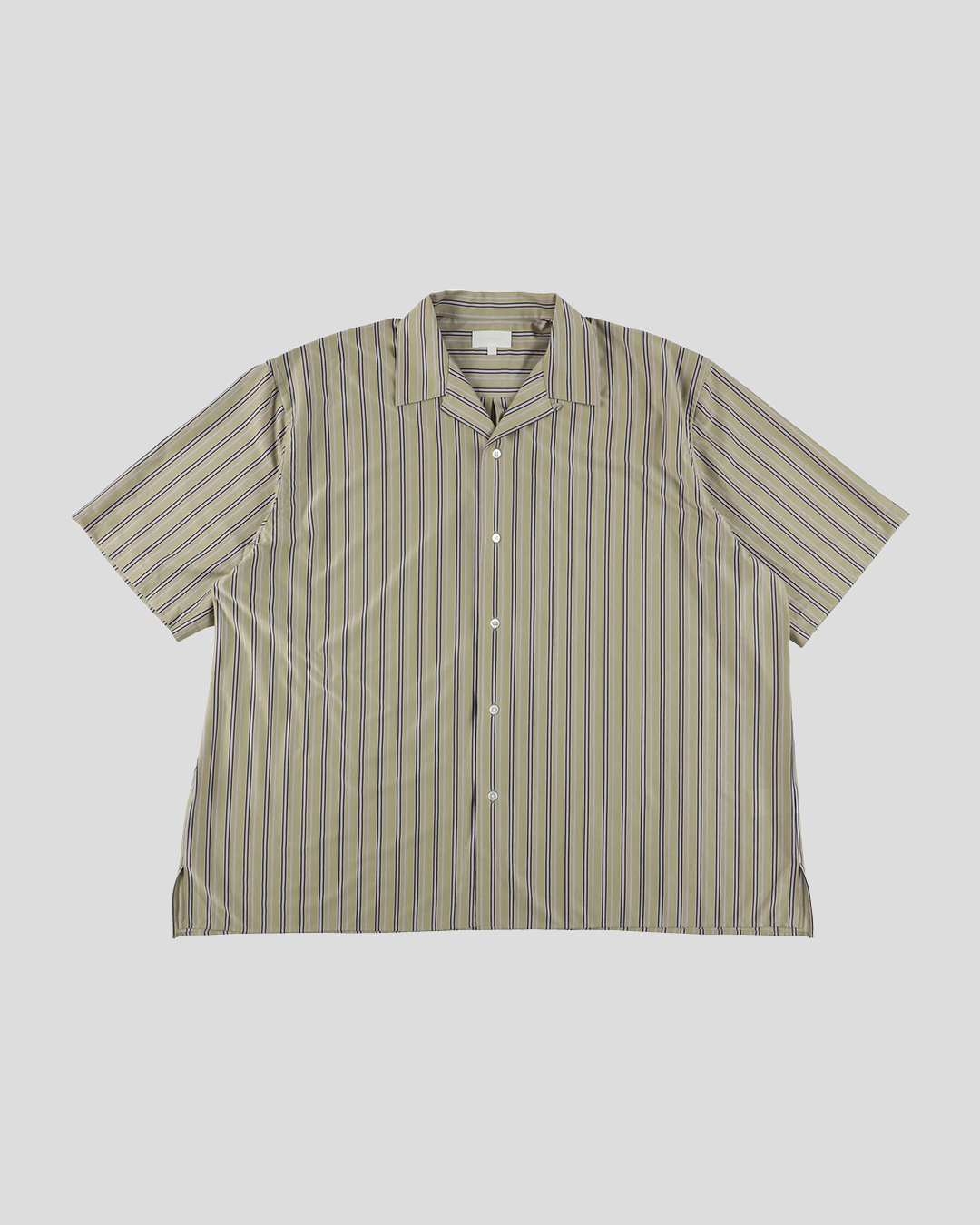 KANEMASA PHIL.｜46G Stripe Ether Shirt (PURPLE BLACK)