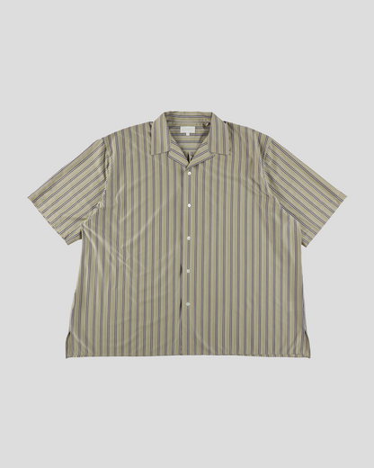 KANEMASA PHIL.｜46G Stripe Ether Shirt (PURPLE BLACK)