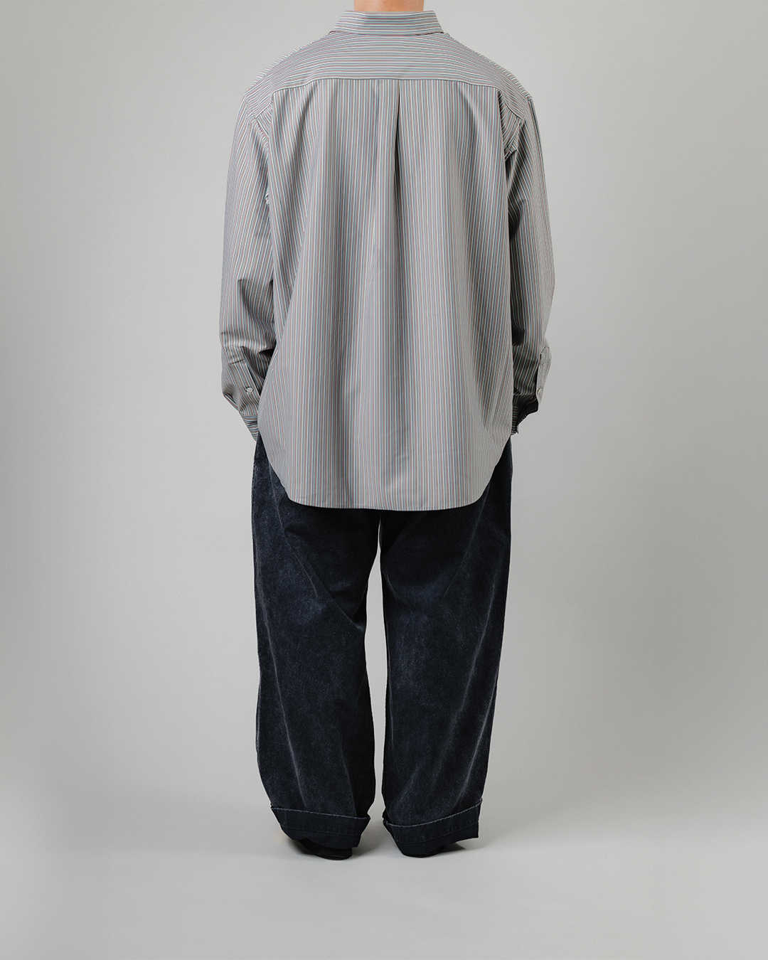 KANEMASA PHIL.｜46G Stripe Atmosphere Shirt (RAINBOW)