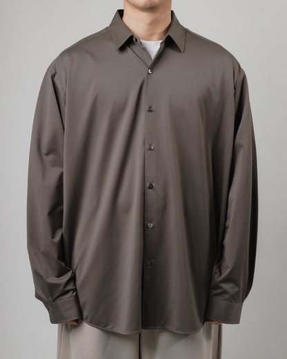 KANEMASA PHIL.｜46G Atmosphere Shirt (CHARCOAL)