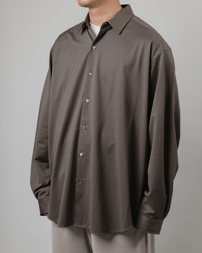 KANEMASA PHIL.｜46G Atmosphere Shirt (CHARCOAL)
