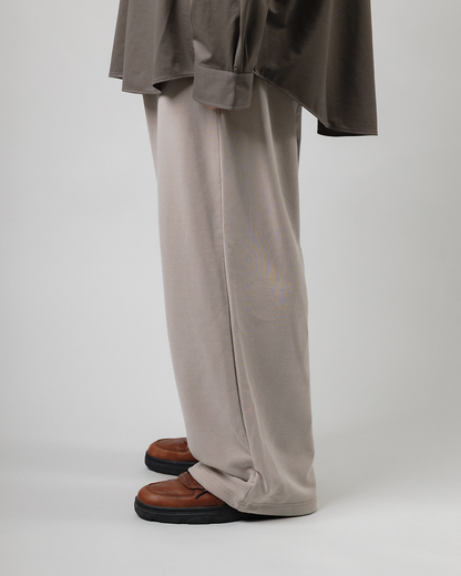 KANEMASA PHIL.｜28G Cupro Easy Pants (BEIGE)
