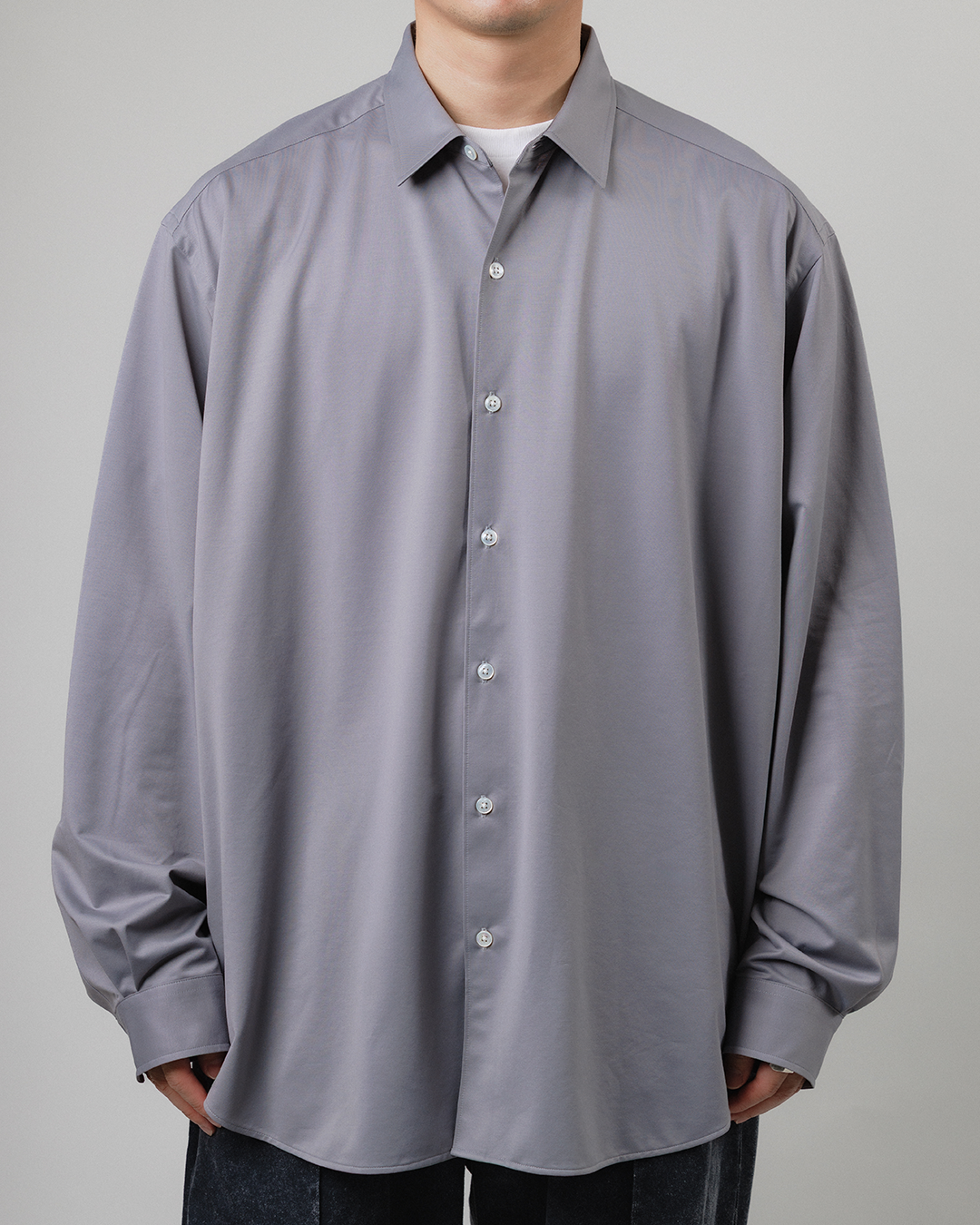 【Last 1】KANEMASA PHIL.｜46G Atmosphere Shirt (GREY)