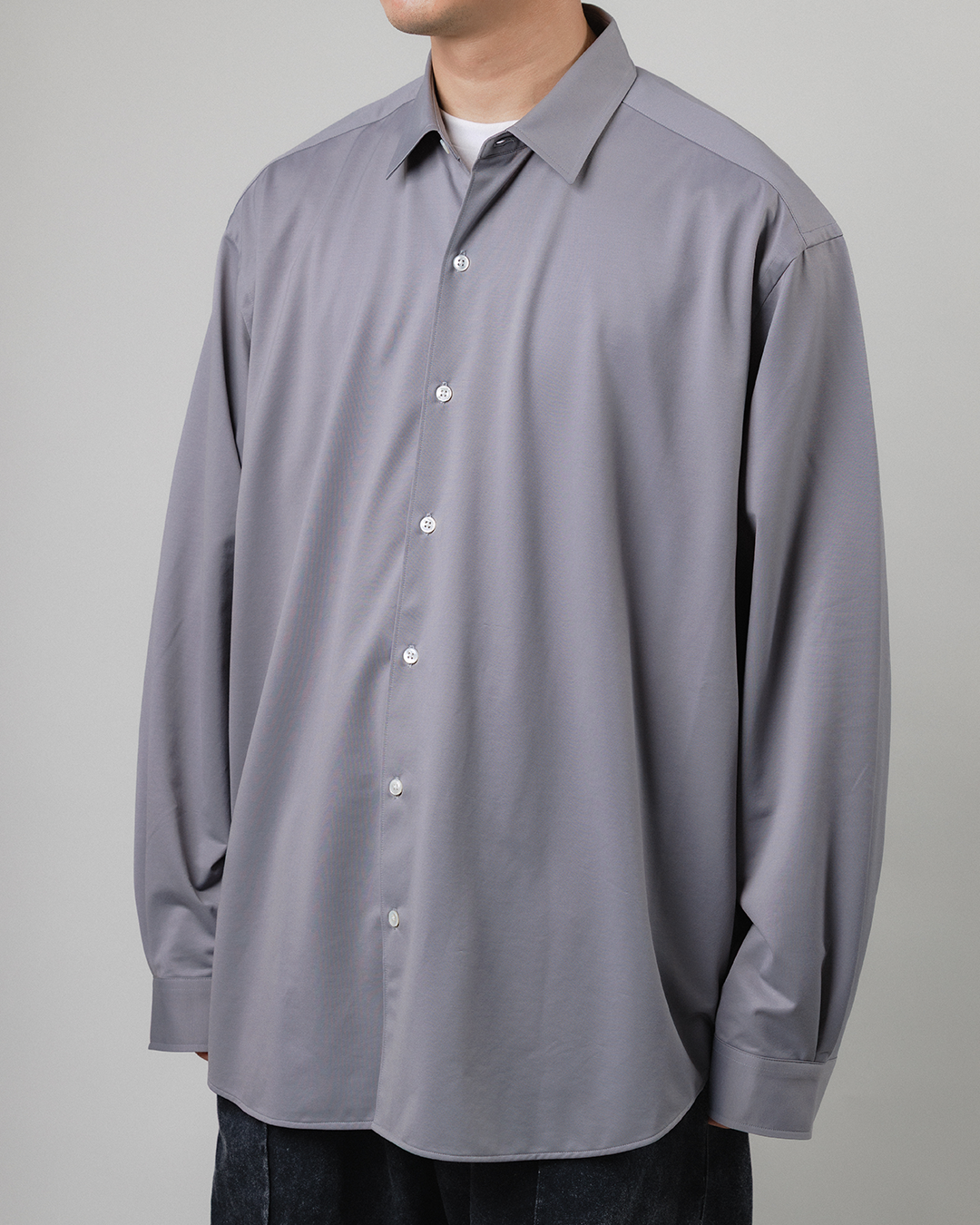 【Last 1】KANEMASA PHIL.｜46G Atmosphere Shirt (GREY)