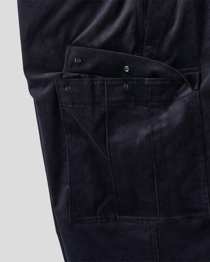 UNTRACE｜_302 Cropped Cargo Pants (DARK NAVY)