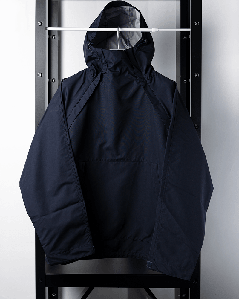 KAN｜3LAYER BIG ANORAK (NAVY) - IKKOKU SHOP